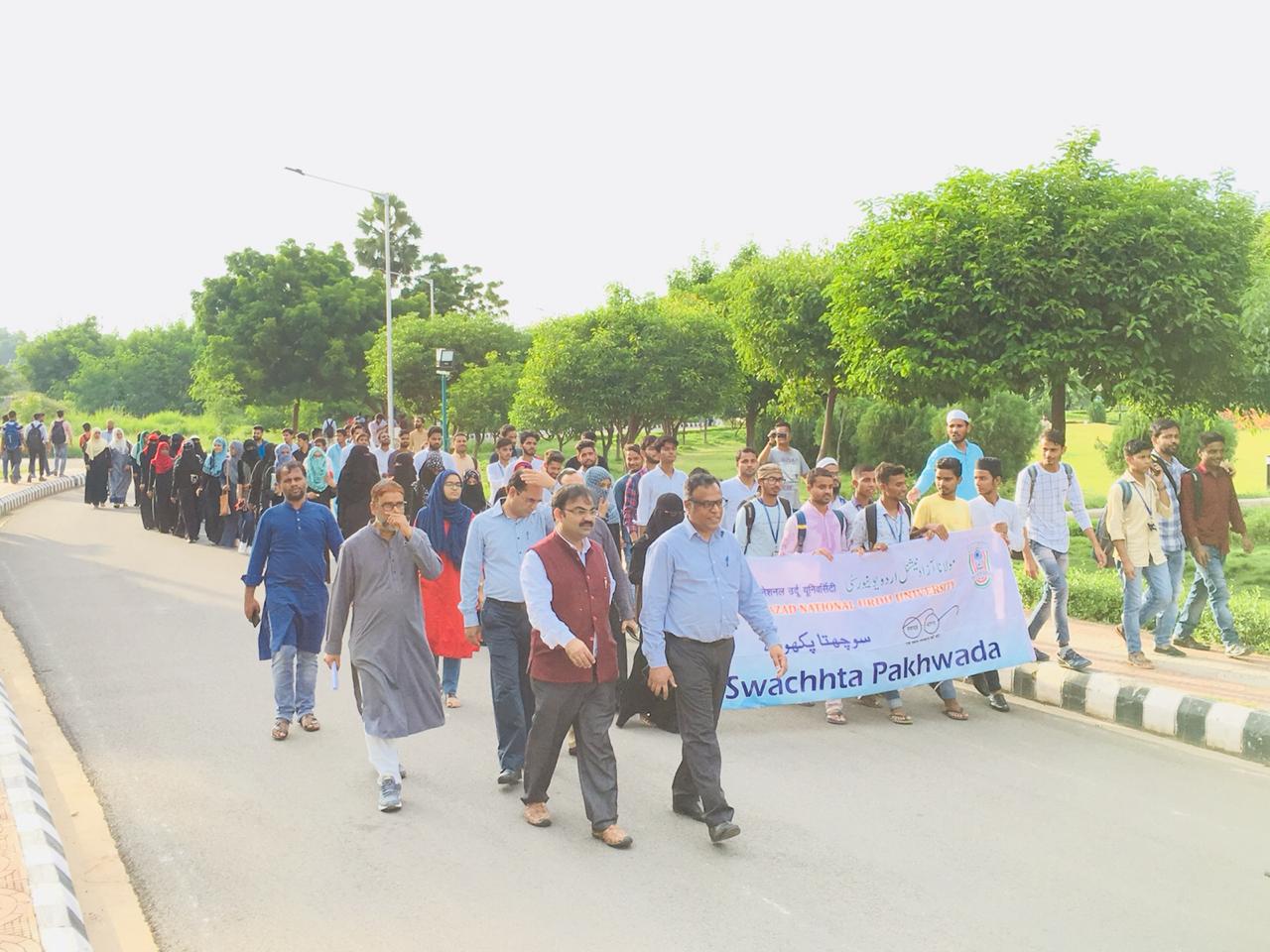 MANU University organizes Swachhta Pakhwada